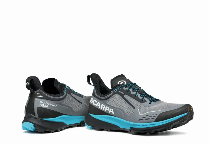Scarpa Mens Golden Gate Kima RT Trail Running Shoes - Gray-Azure-4